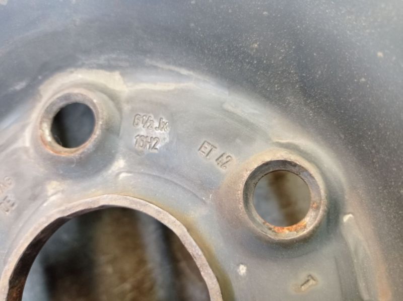 Stahlfelge 6.5JX16 H2 ET42 LK5X112
